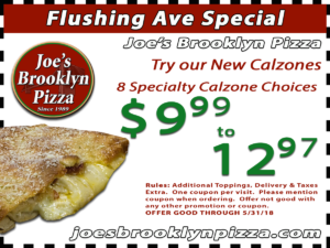Calzone Special May 18 Flat